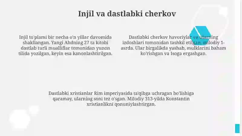 Xristianlik dini tarixi va asosiy g'oyalari 4