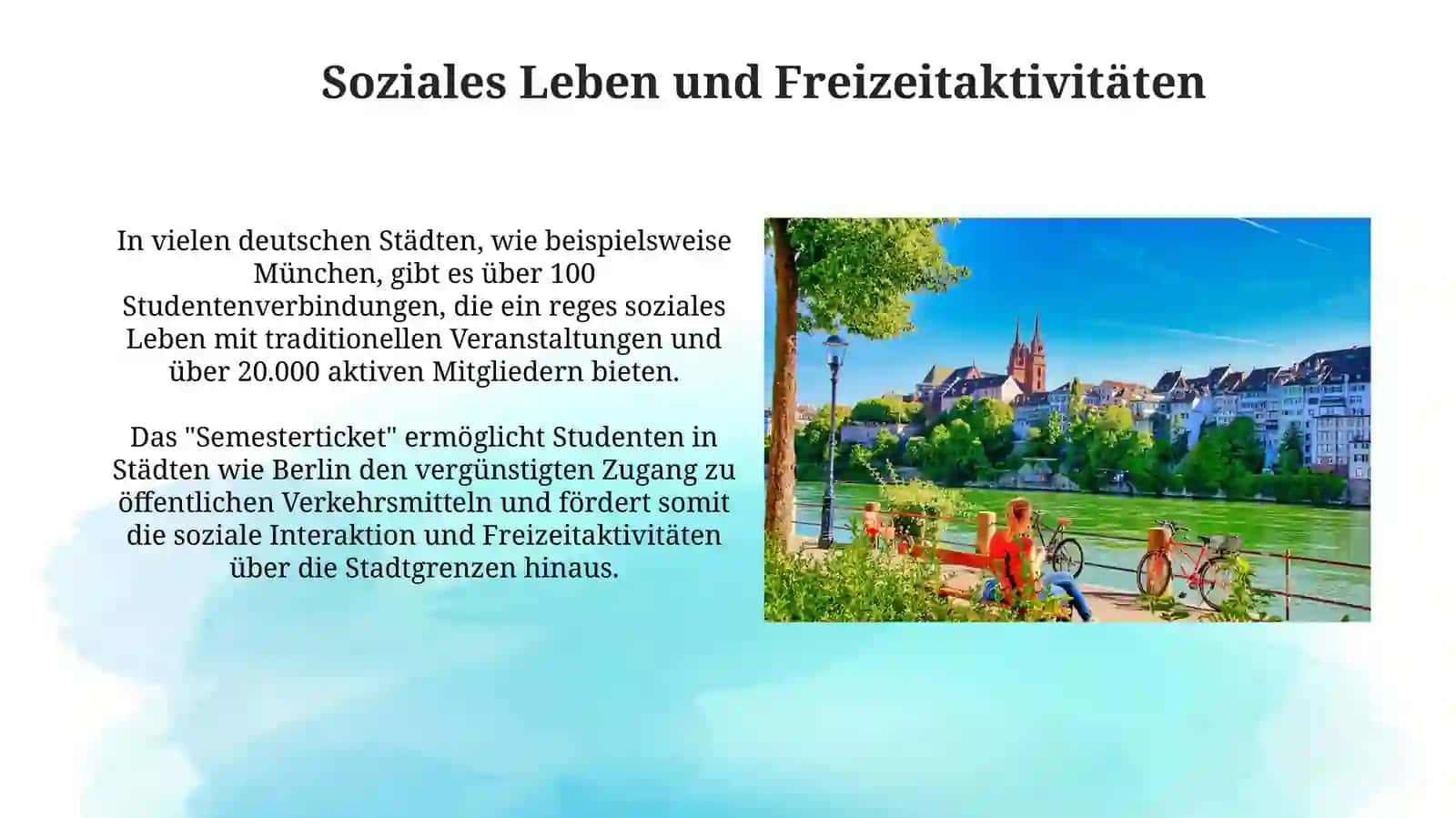 Das Studentenleben in den deutschsprachigen Ländern 4