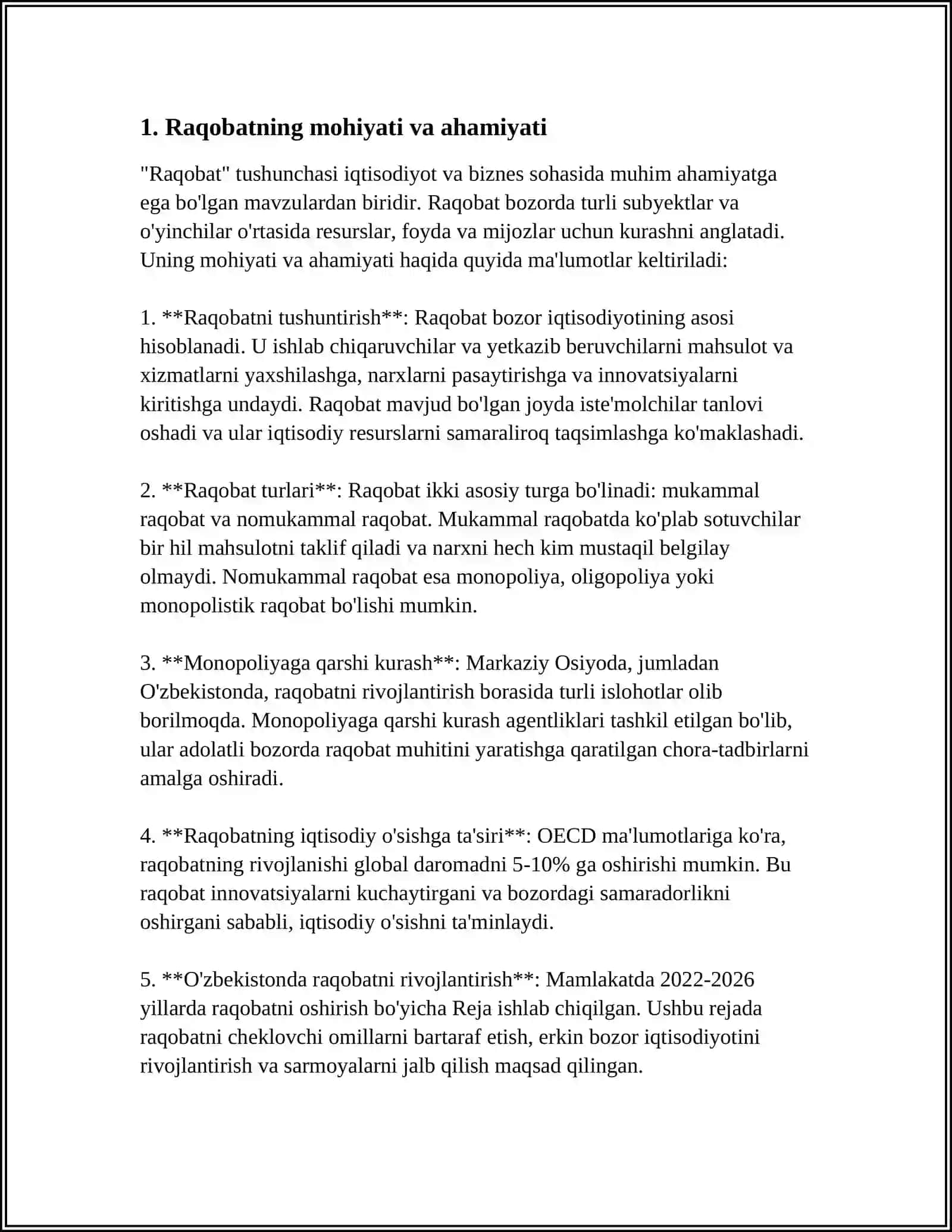 IQTISODIYOTDA RAQOBAT VA MONOPOLIYA 4