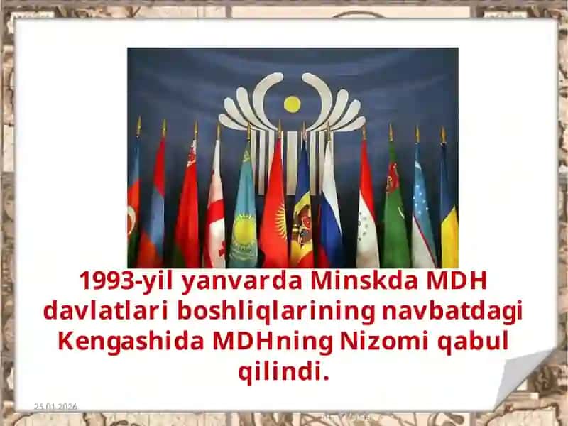 O‘zbekistonning mintaqaviy tashkilotlar doirasidako‘ptomonlama hamkorligi 4