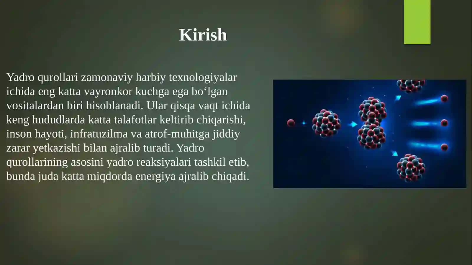 Yadro qurollari turi va qo’llanish usullari 4