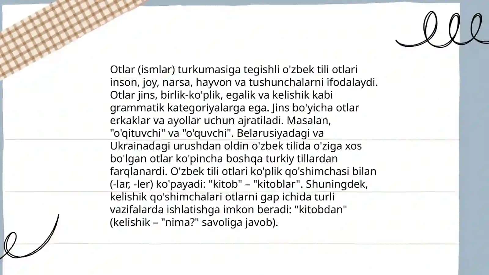 Shevalarda mustaqil soʻzlar 4