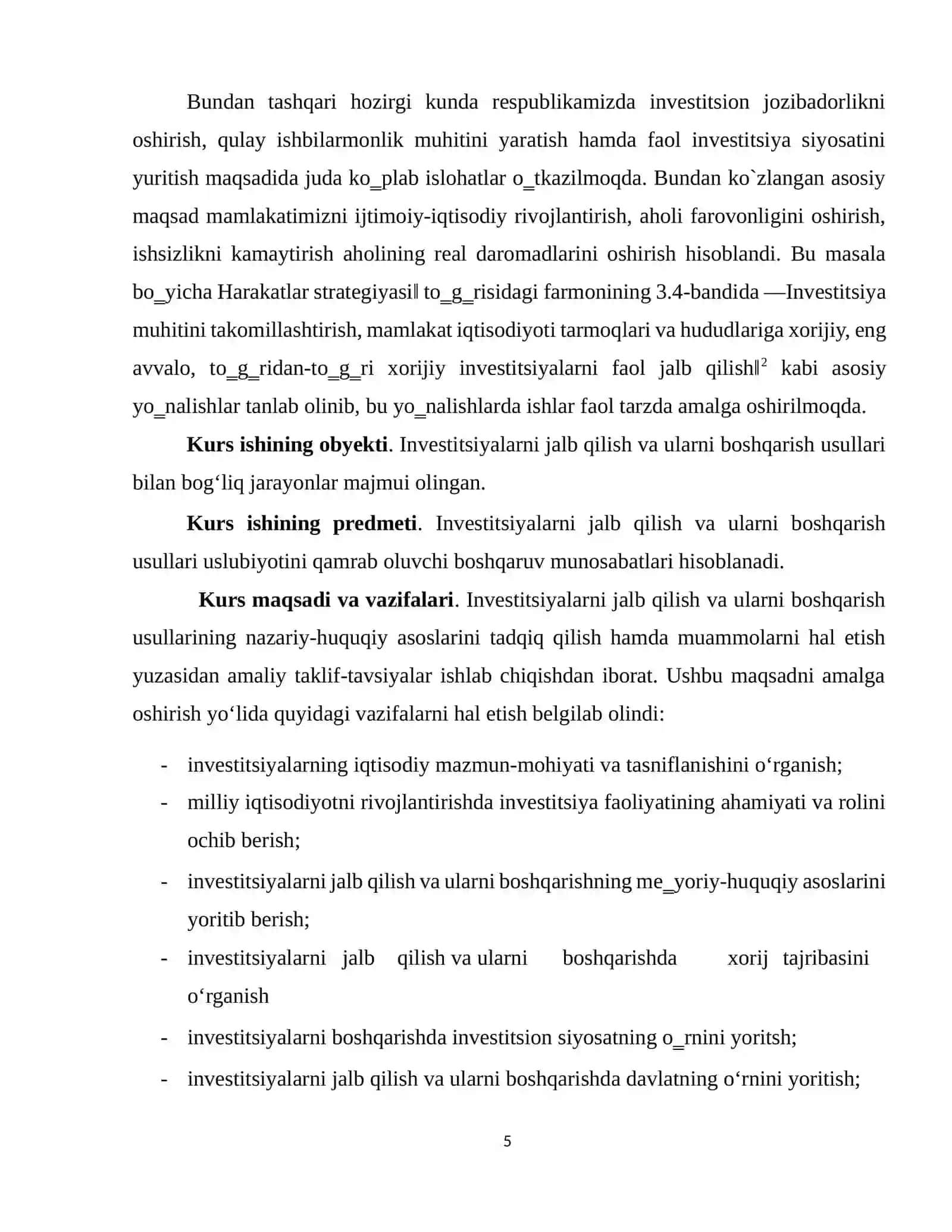 INVESTITSIYALARGA TALAB FUNKSIYASI.BANK FOIZ STAVKASI VA KUTILAYOTGAN SOF FOYDA NORMASI 4