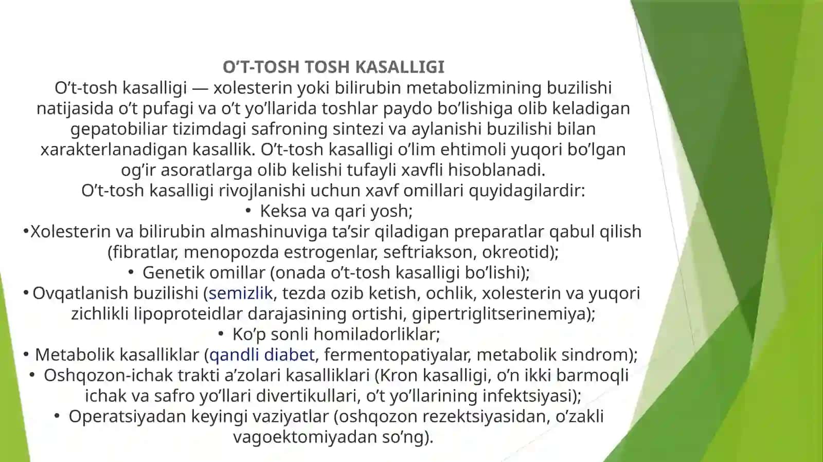 O't tosh kasalliklari 4