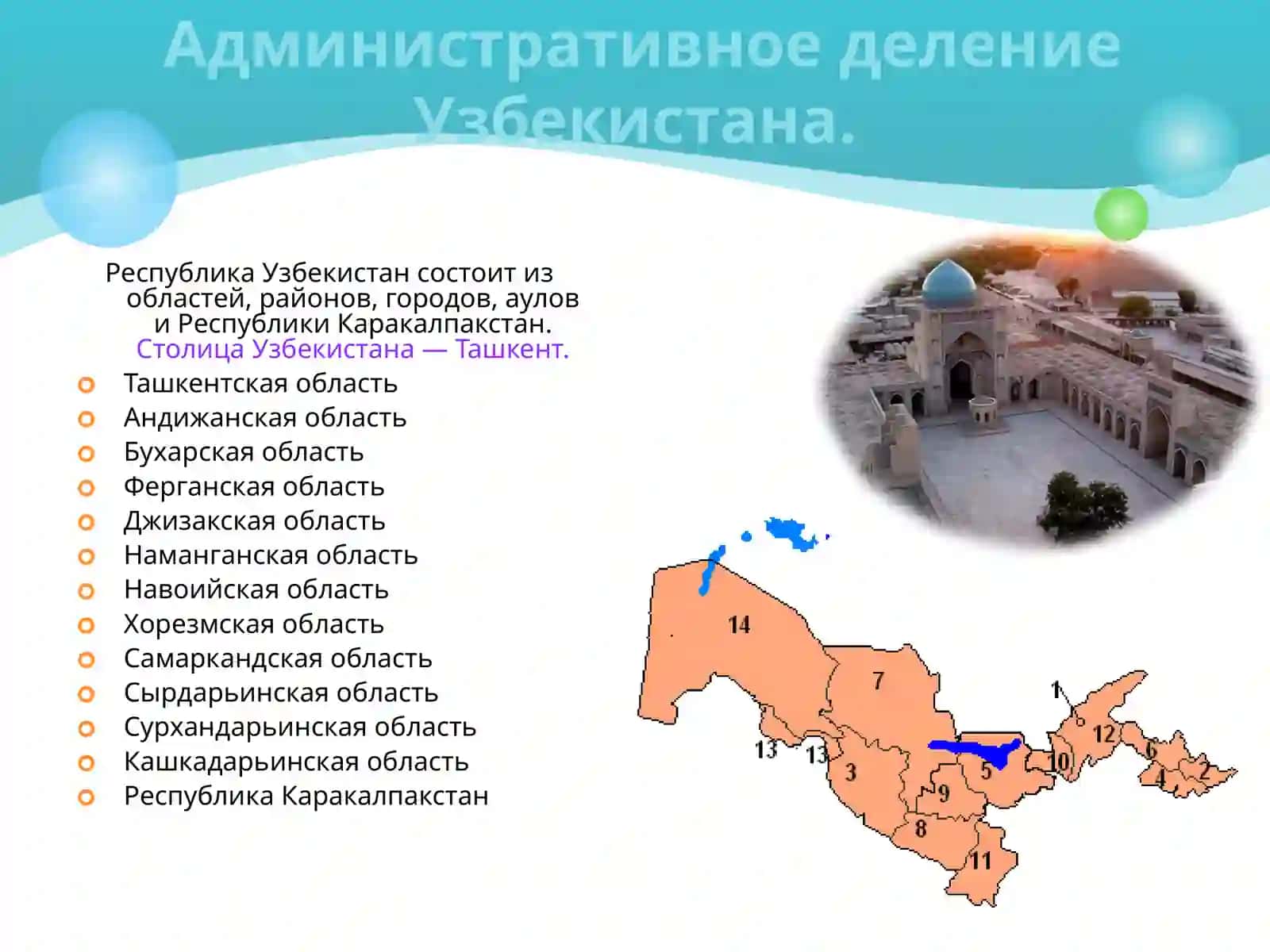 Структура хозяйства и отрасли специализации Республики Узбекистан 4