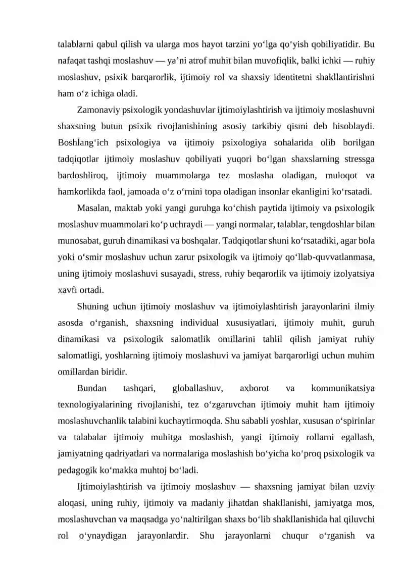UMUMIY PSIXOLOGIYA FANIDAN TAYYORLAGAN REFARATI 4