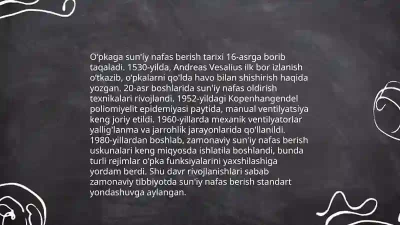 Oʻpkaga sun'iy nafas berish usullari 4
