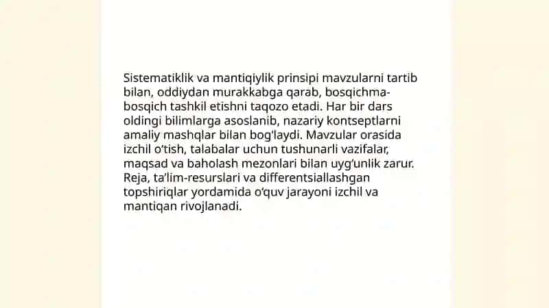 Matematika darslarida didaktik prinsiplar 4