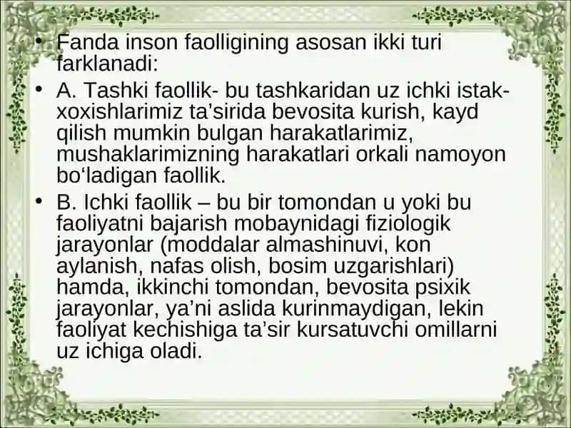 Turli xil psixologik yo’nalishlarda guruhiy faoliyatning Texnologiya*si 4