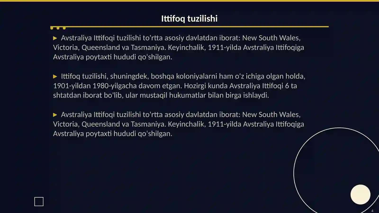 Avstraliya Ittifoqi 4