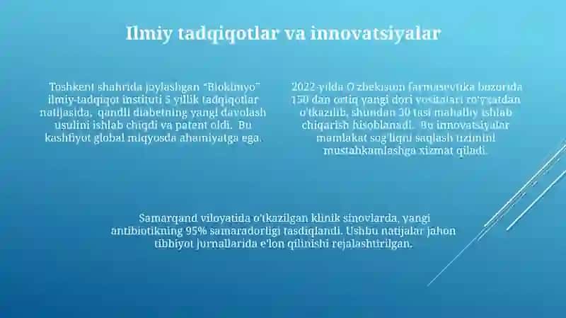 Farmasevtik terminlarni va tarkibiy qisimlarni ishlatishini mustahkamlash 4