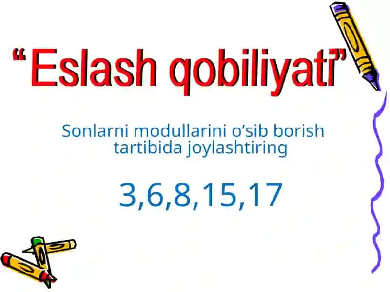 Matematika fanidan bir soatlik dars ishlanmasi 4