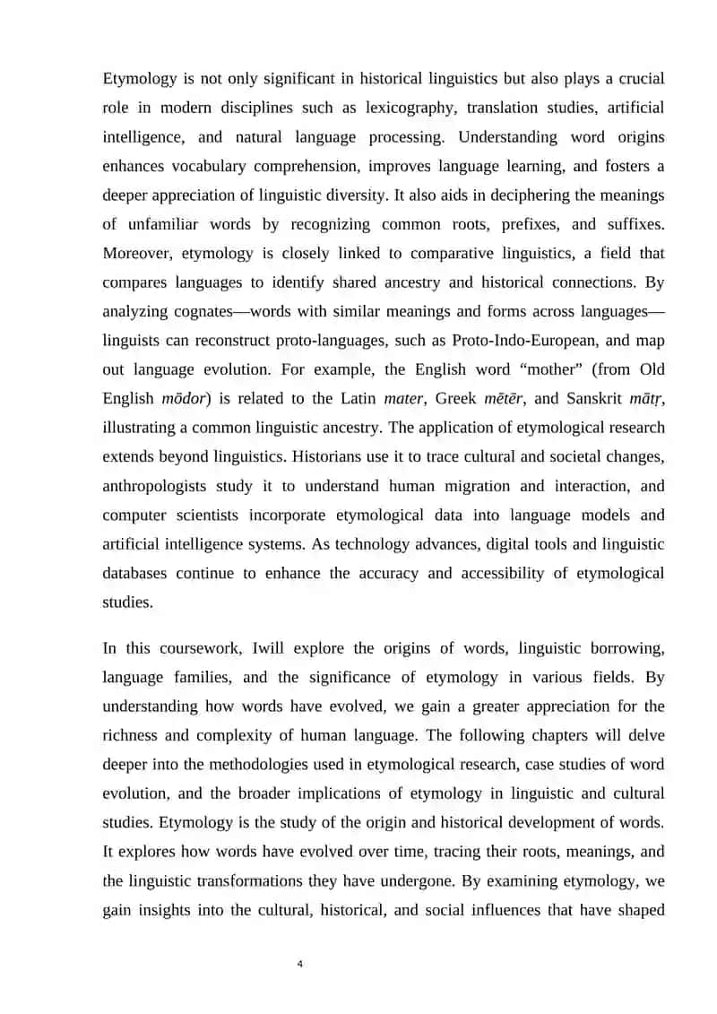 Etymology of Words 4