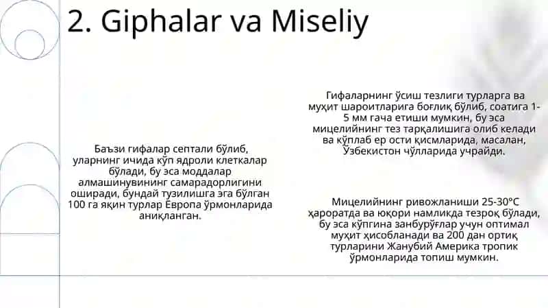 Yuksak zamburugʻlarning tuzilishi va koʻpayishi 4