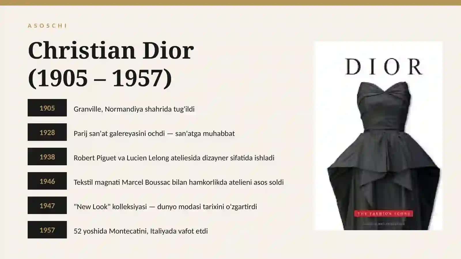 Dior kompaniyasi uchun taqdimot 4
