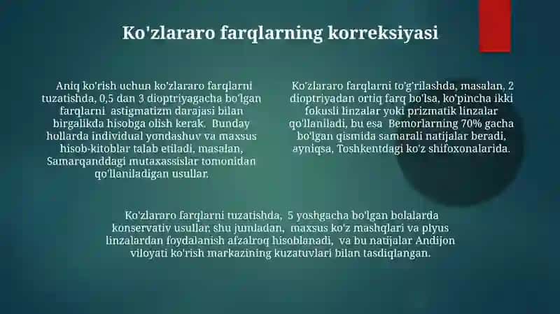 O’qlararo differentsiallar. Tuzilishi, ishlashi haqida maʼlumotlar 4