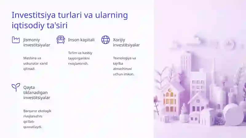 Investitsiyaning iqtisodiy o'sishdagi nazariy asoslari 4