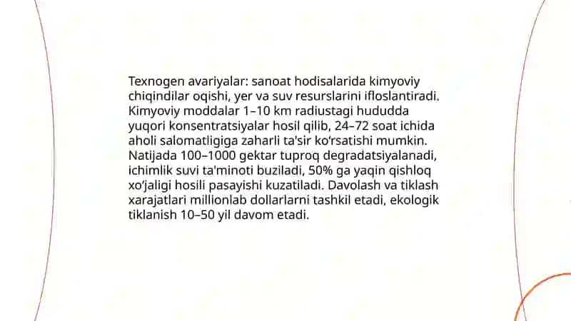 Tabiiy, texnogen, ekologik va ijtimoiy tusdagi favqulotda vaziyatlarda 4
