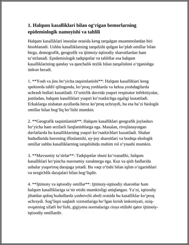 HALQUM KASALLIKLARI BILAN OGRIGAN BEMORLAR NAMOISHI VA TAHLILI 4