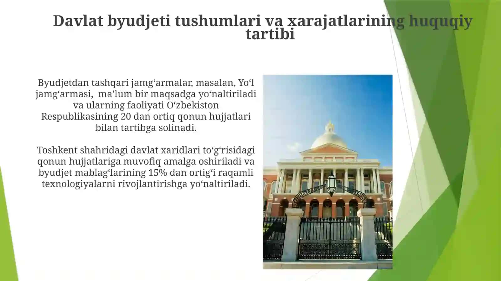 Davlatbyudjetivamaqsadlijamgʻarmalaramalqilishninghuquqiyasoslari 4