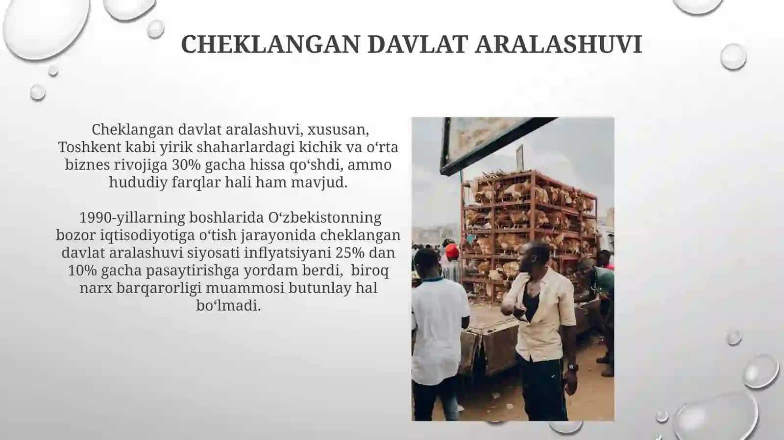 Bozor iqtisodiyotining asosiy xususiyatlari 4