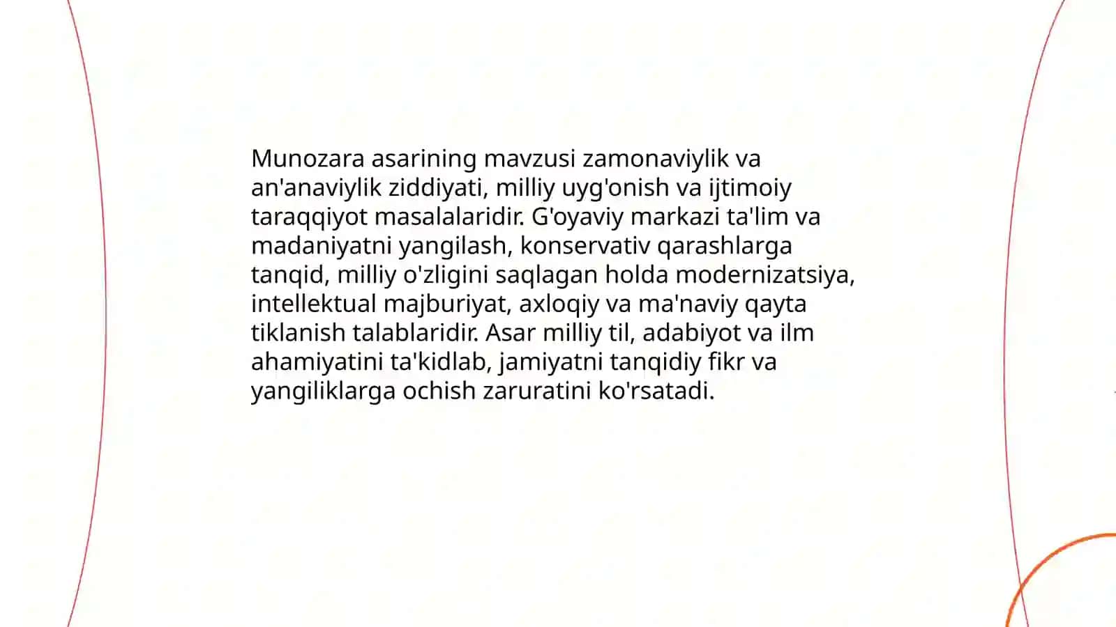 Abdurauf Fitratning "Munozara" asari 4