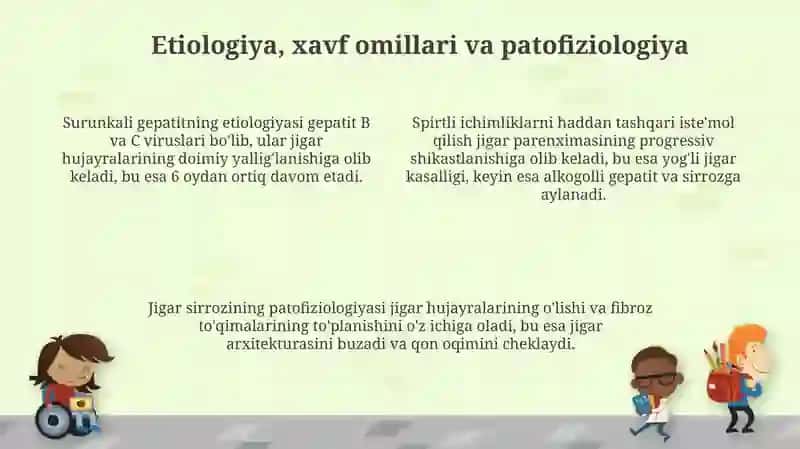 Surunkali gepatit va jigar sirrozi: Umumiy ma'lumot 4