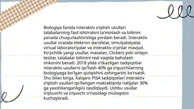 Biologiya fanida innovatsion texnologiyalar 4