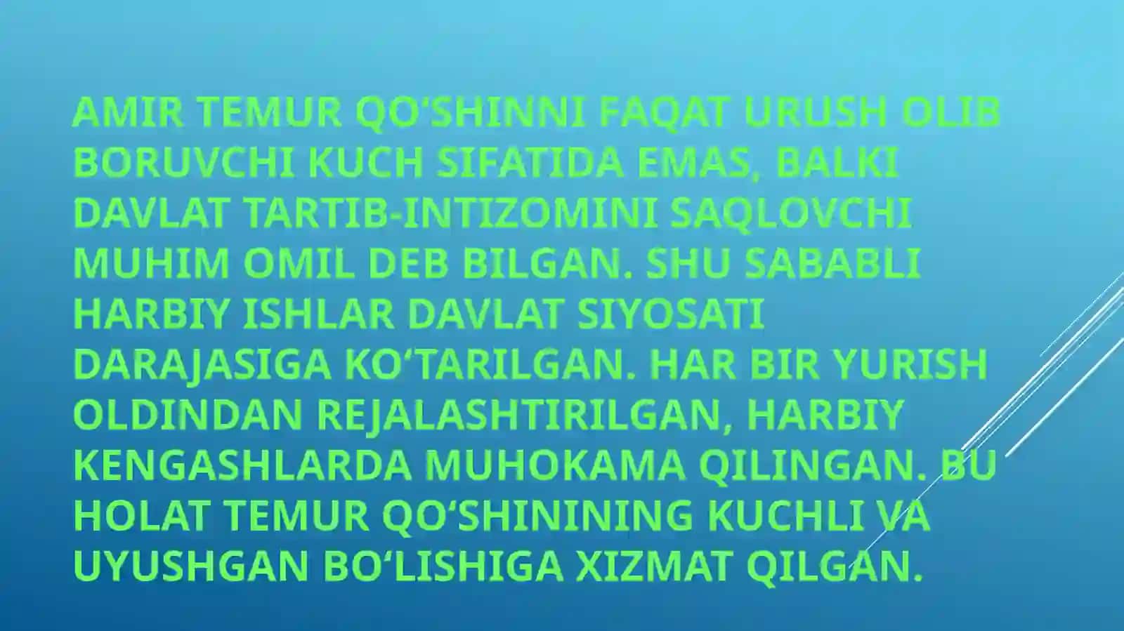 Amir Temur davrida qoʻshin tuzilishi 4