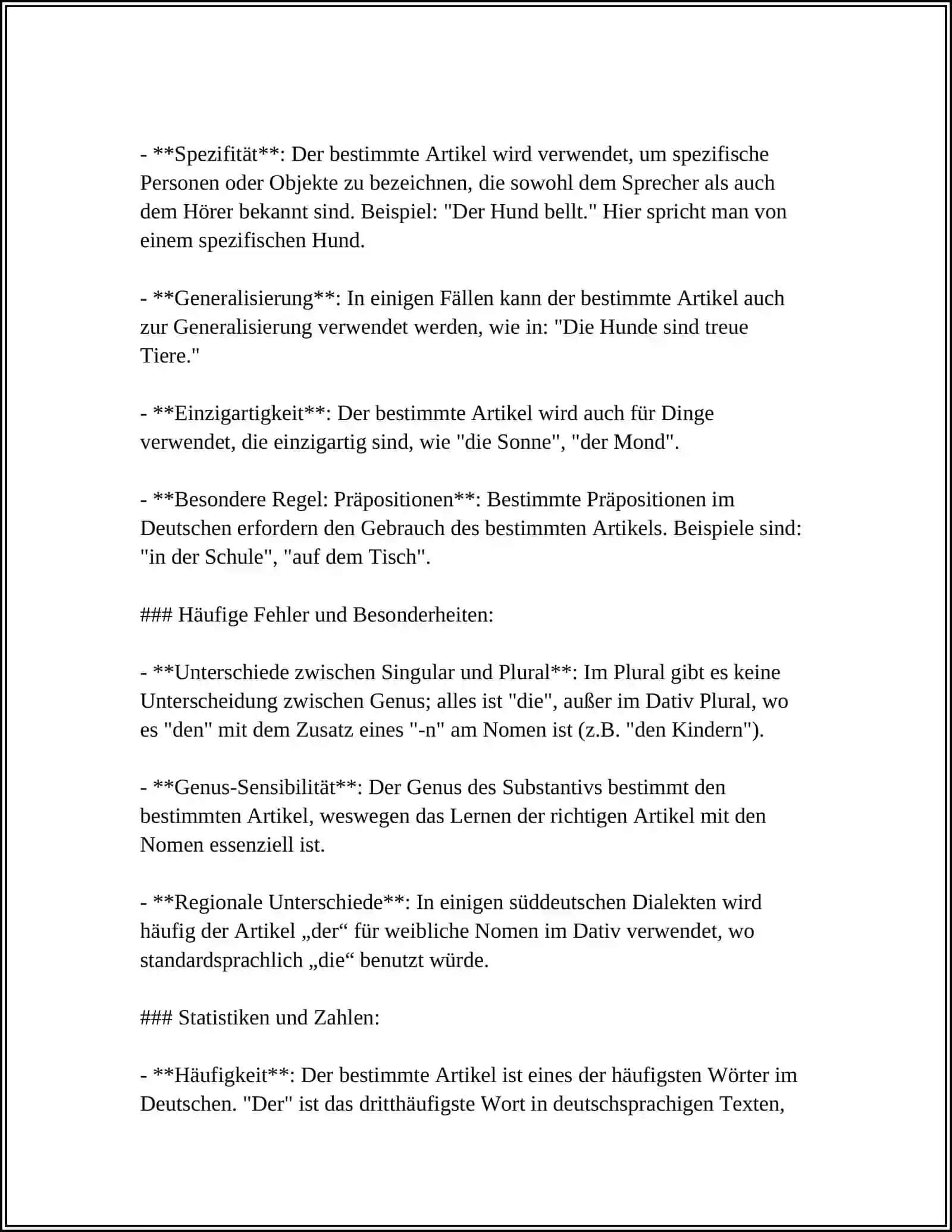 NOMEN UND ARTIKEL 4