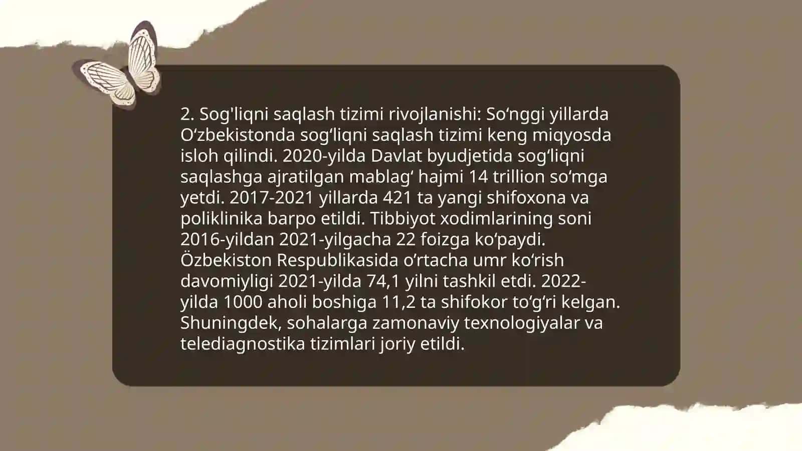Õzbekistonda ijtimoiy sohada amalga oshirilayotgan õzgarishlar mazmun va mohiyati 4