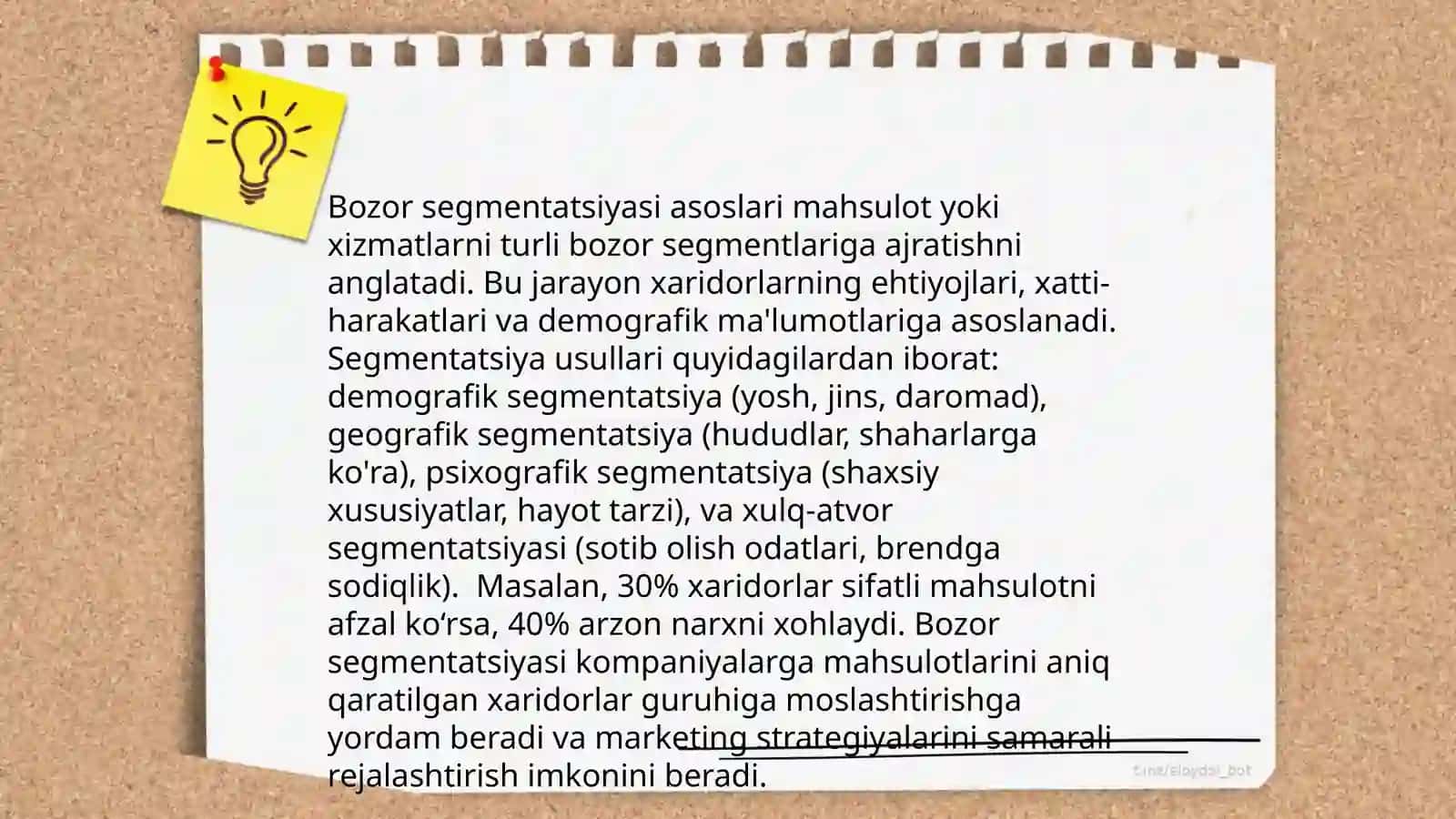Jahon bozorining segmentatsiyasi 4