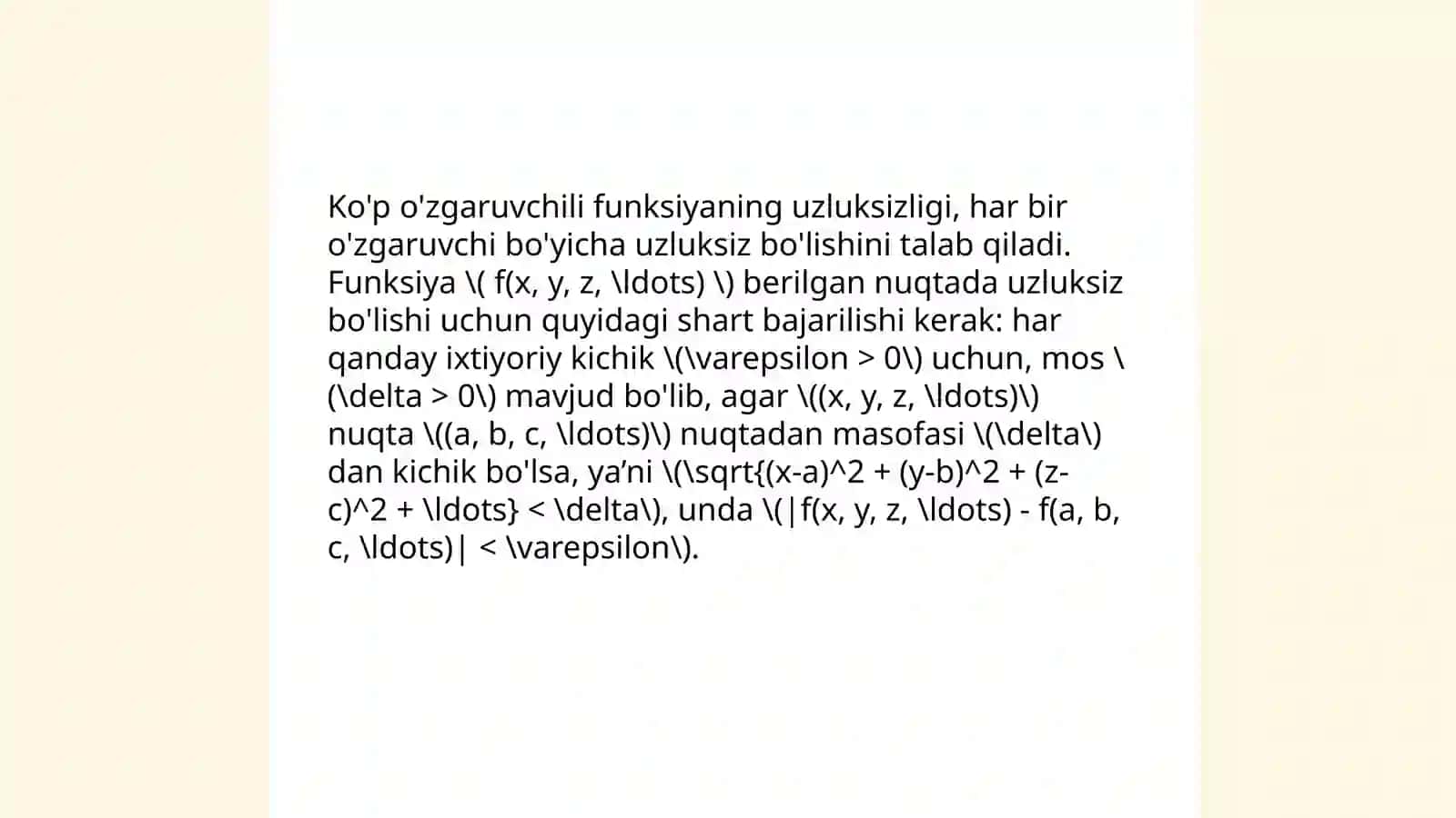 Kantor teoremasi 4