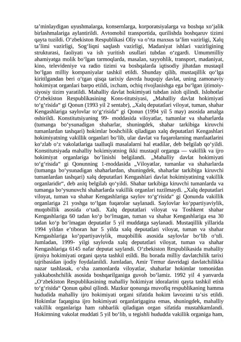 O‘zbekistonda Demokratik Fuqarolik Jamiyati Asoslari 4