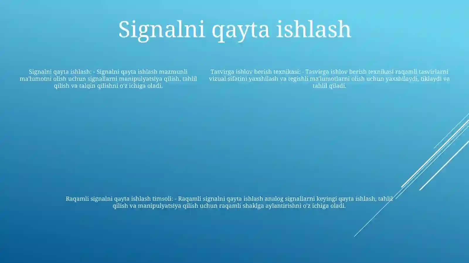 Axborotni Qayta Ishlashning Texnik Vositalari 4