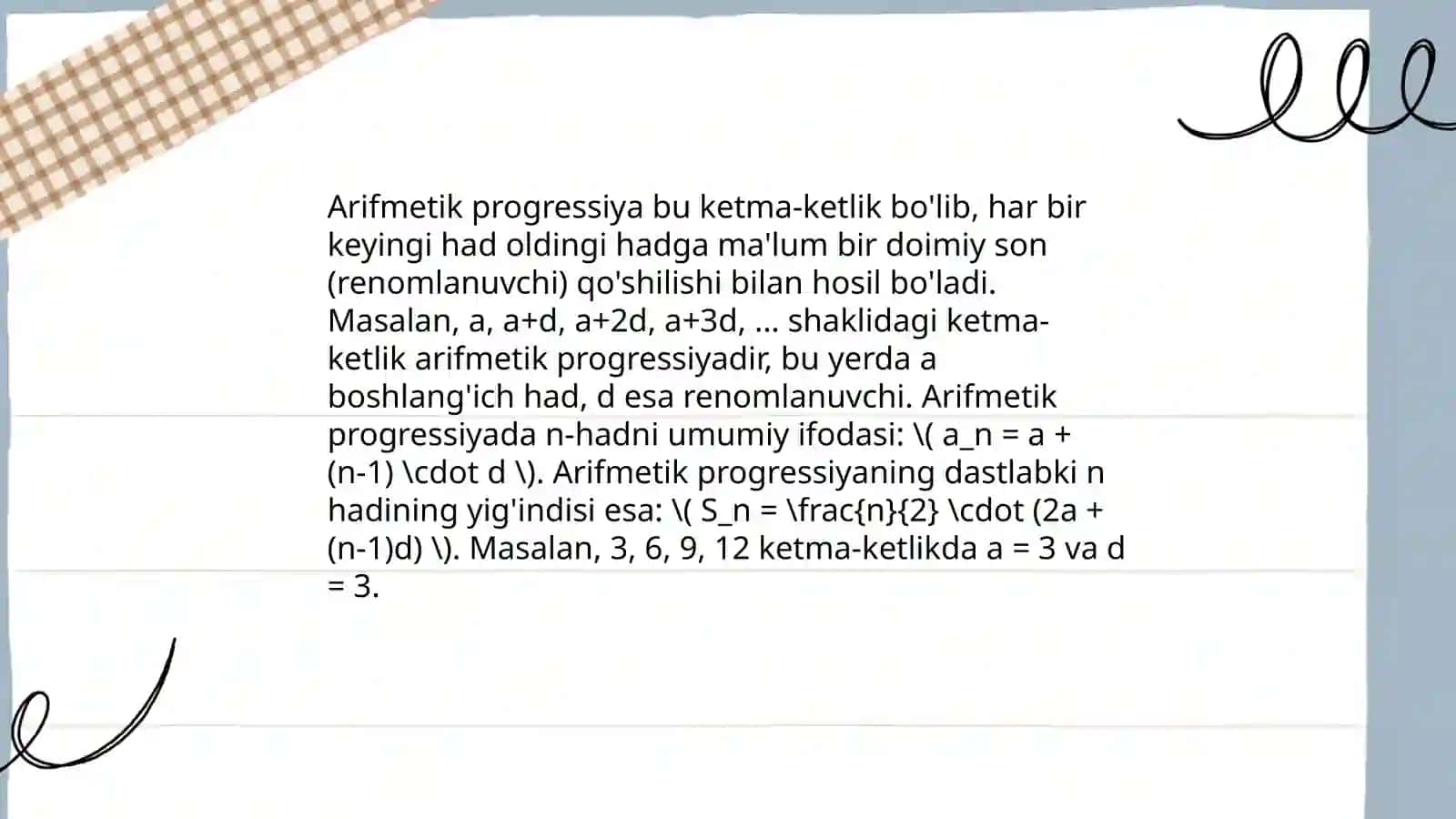 Arifmetik progressiyada tub sonlar.Dirixle teoremasi 4