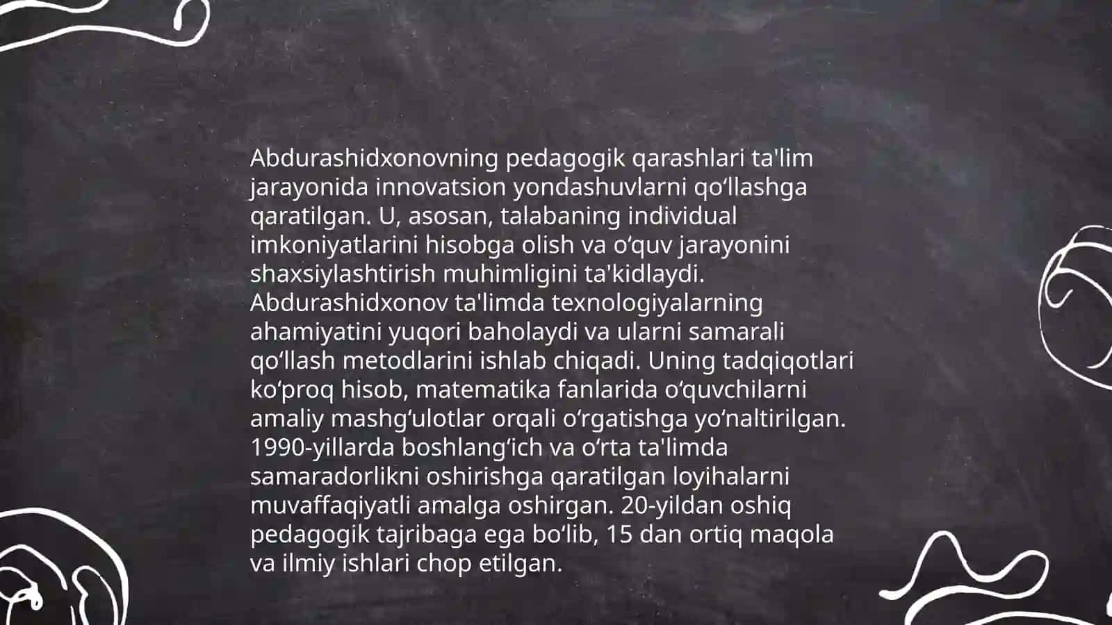 Munavvar qori Abdurashidxonovning pedagogik qarashlari 4