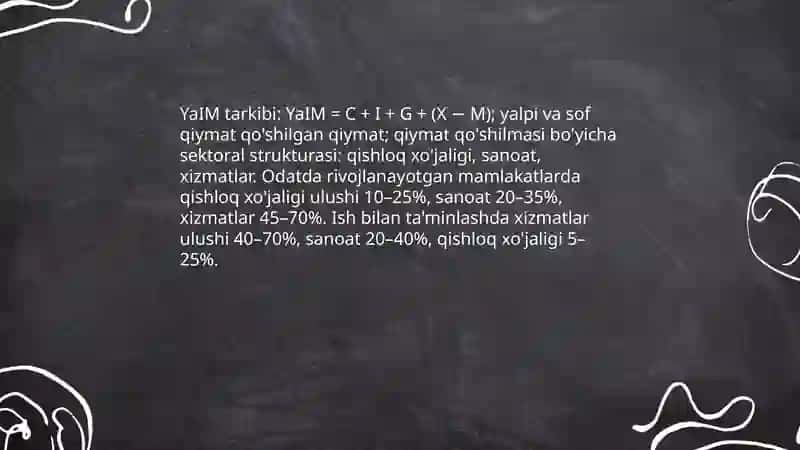 Milliy iqtisodiyot va uning makroiqtisodiy ko'rsatkichlari 4