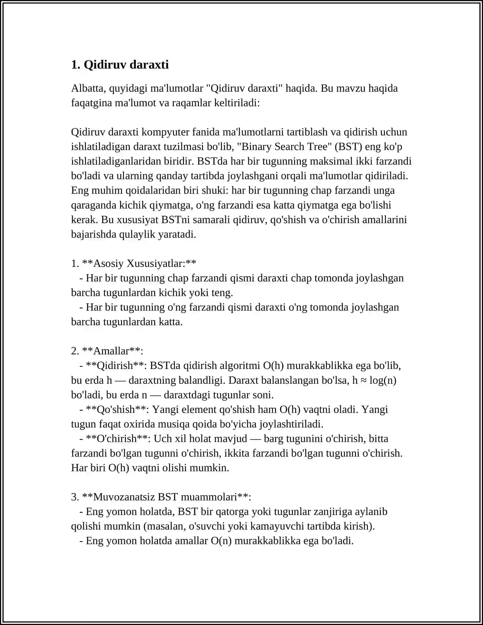 ENIGA QARAB QIDIRUV (BREADTH FIRST SEARCH, BFS) ALGORITMI 4