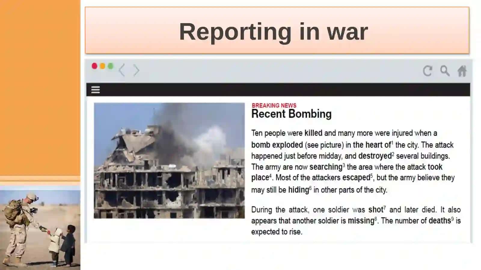 War and violence 4