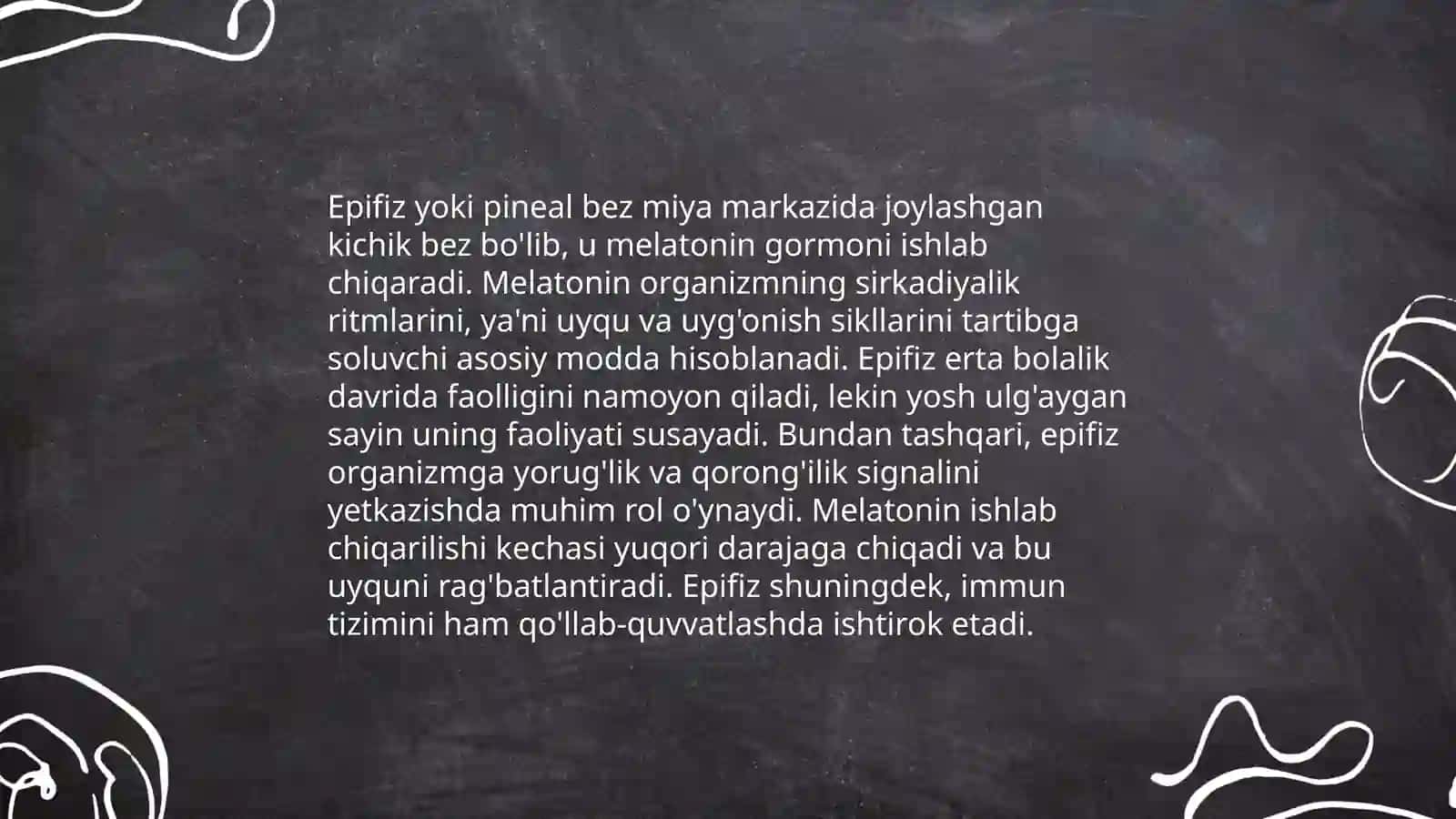 Ichki sekretsiya bezlarini tekshirish usullari. Epifiz 4