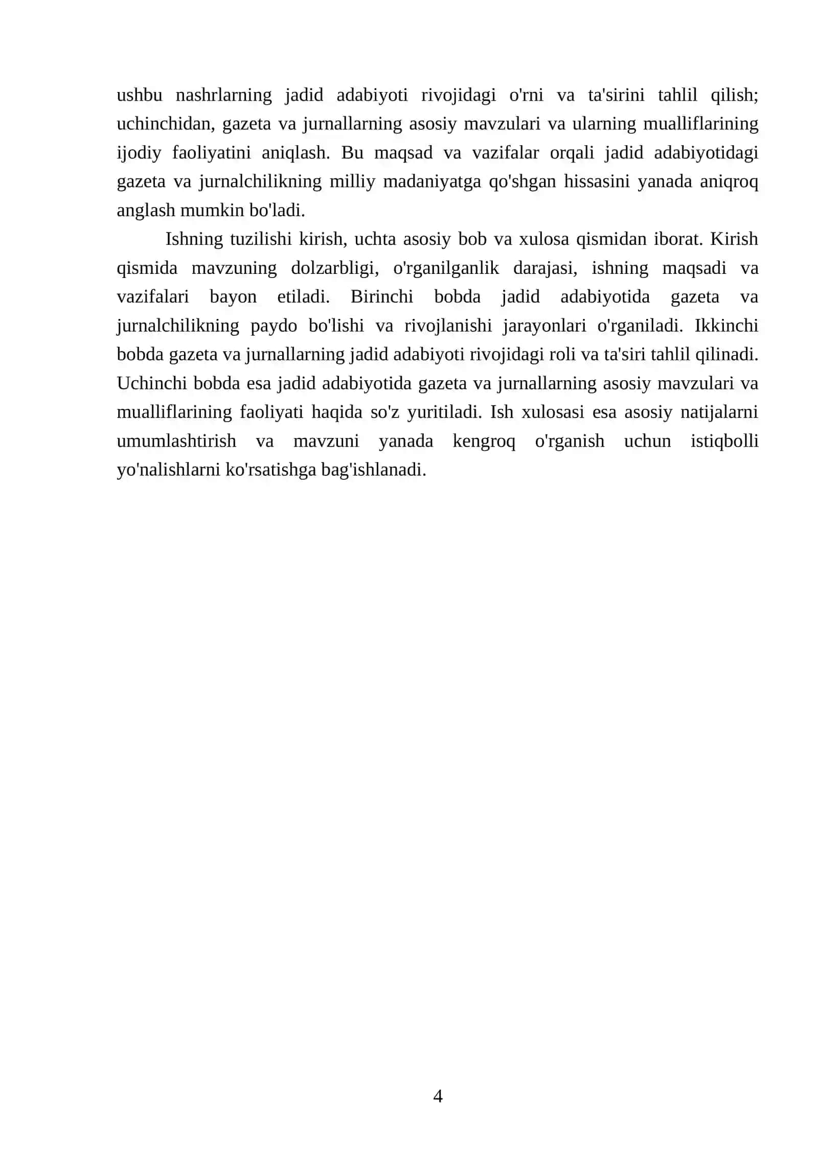 Jadid adabiyotida gazeta jurnal faoliyati 4