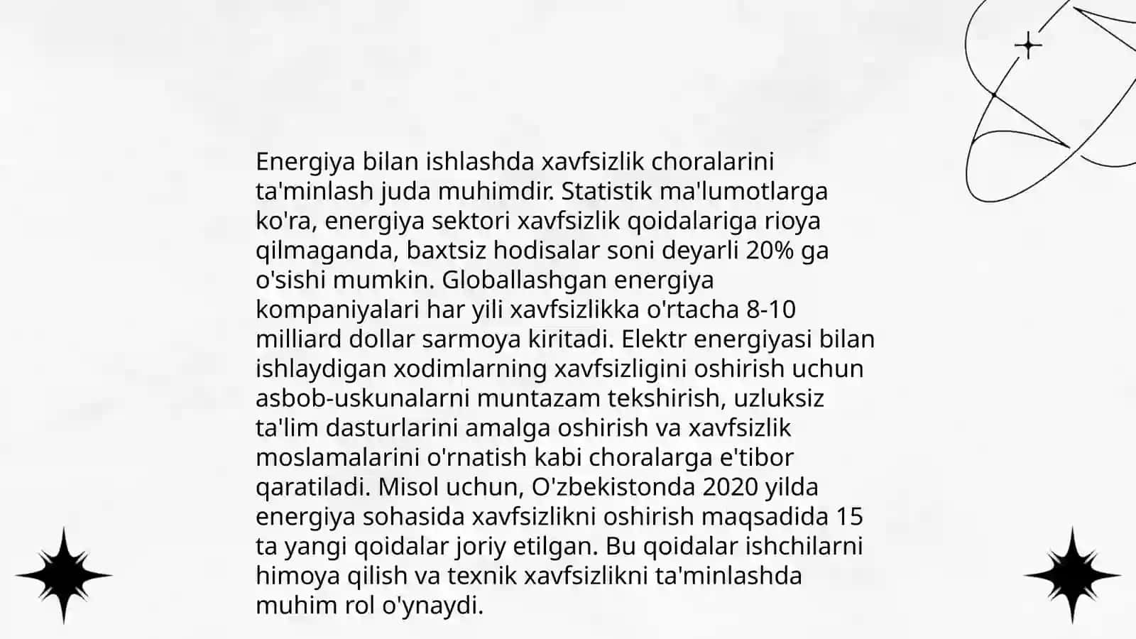 Ma'dan maydonlarni ishlatishda xavsizlik choralarni o'rganish 4