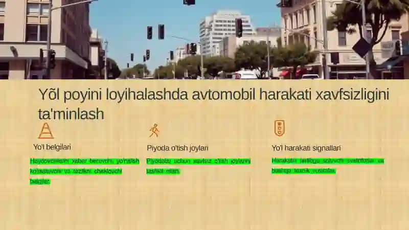 Yõl poyini loyihalash 4