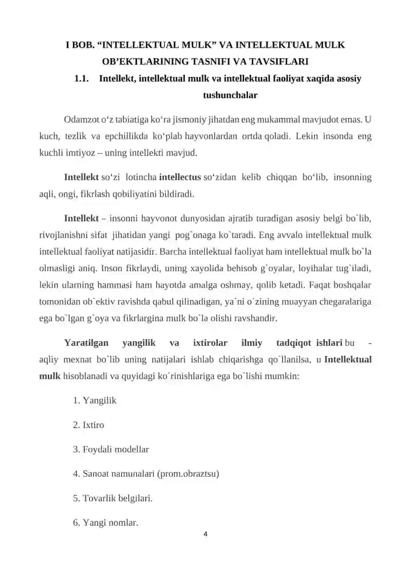 O`ZBEKISTON RESPUBLIKASINING INTELLEKTUAL MULK AGENTLIGI SANOAT MULK OBEKTLARI 4