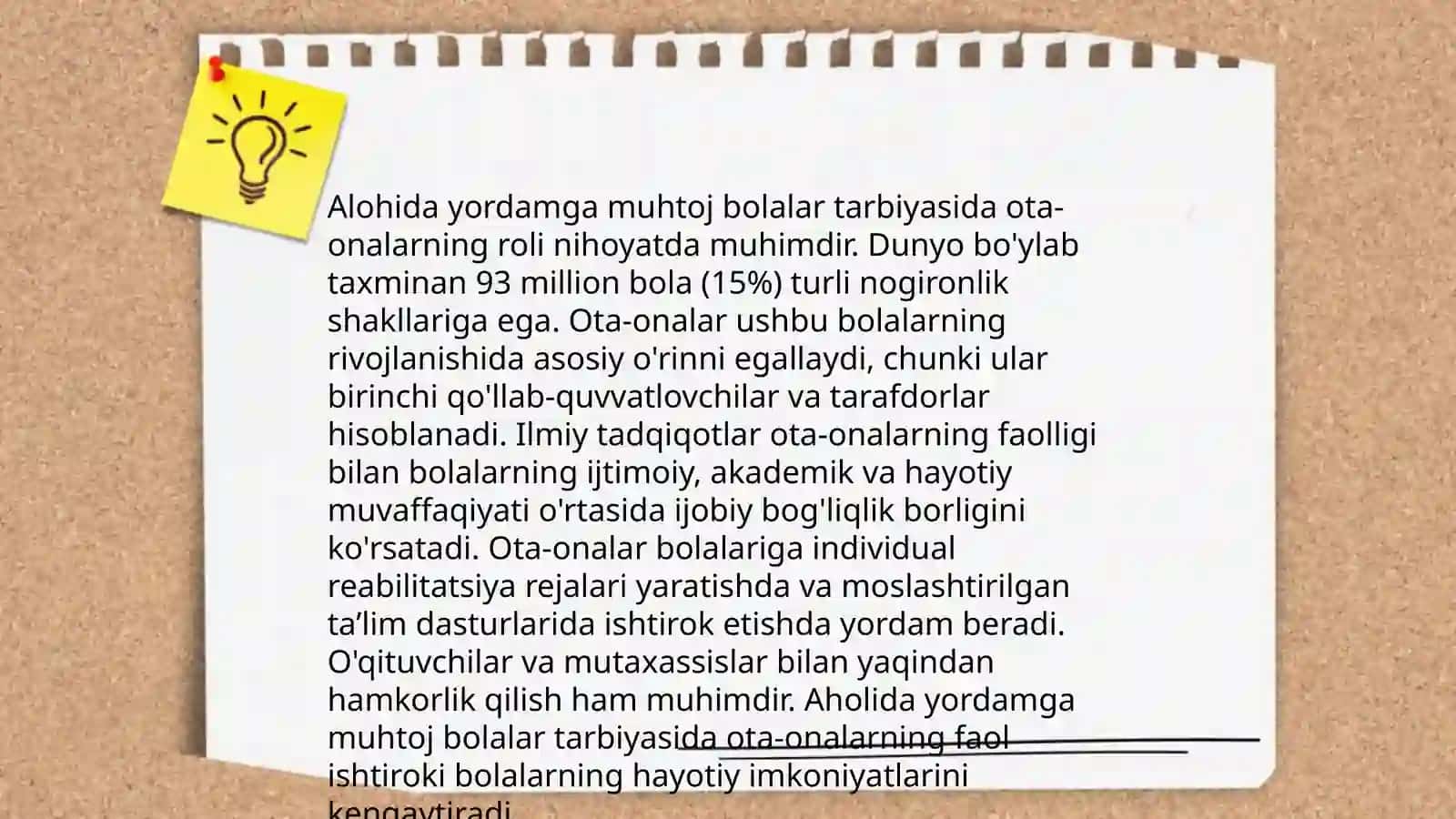 Alohida yordamga muhtoj bolalar 4