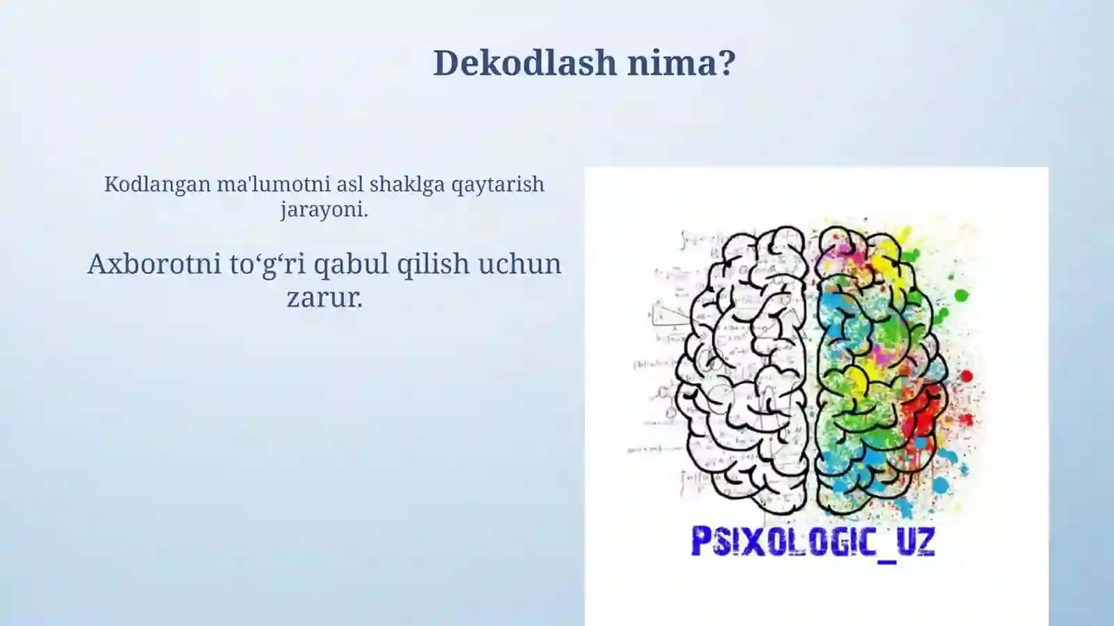 Kodlash va dekodlashda tanlov 4