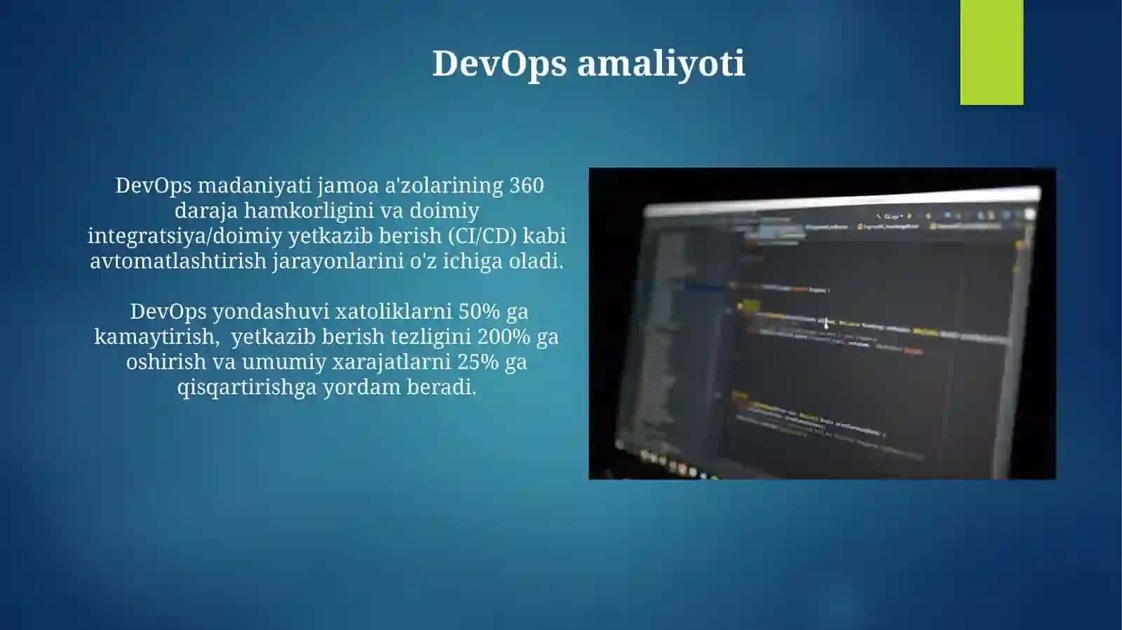 Dasturiy ta'minot ishlab chiqish jarayonlaritahlili 4