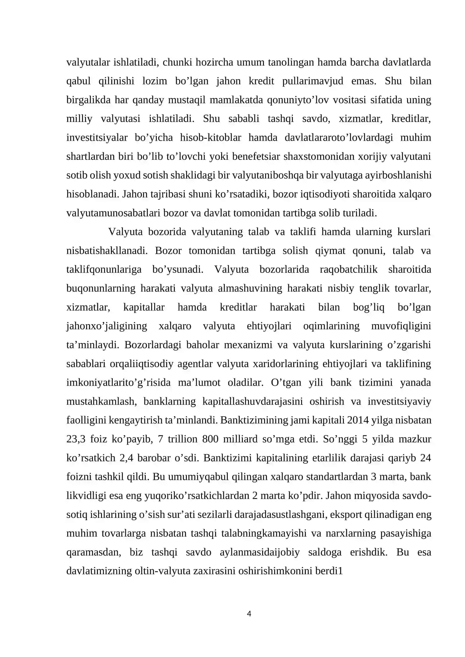 Xalqaro valyuta tizimi, uning harakatini tartibga soluvchi xalqaro tashkilotlar 4