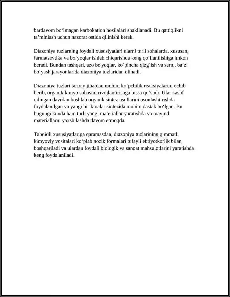 DIAZO- VA AZOBIRIKMALAR 4